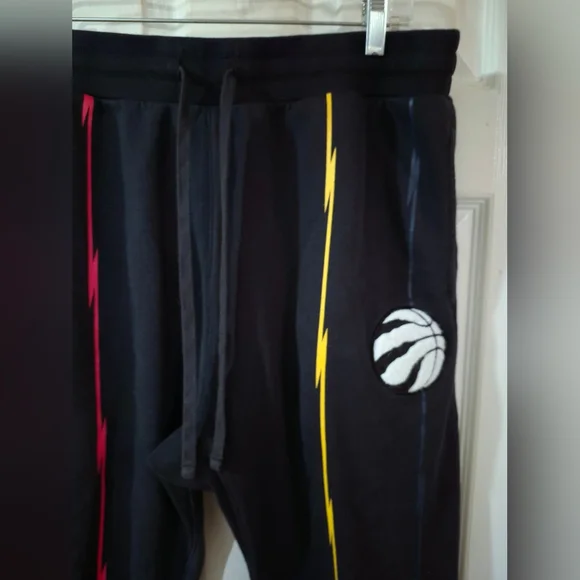 NBA Toronto Raptors Sweatpants Joggers Large - Picture 2 of 5